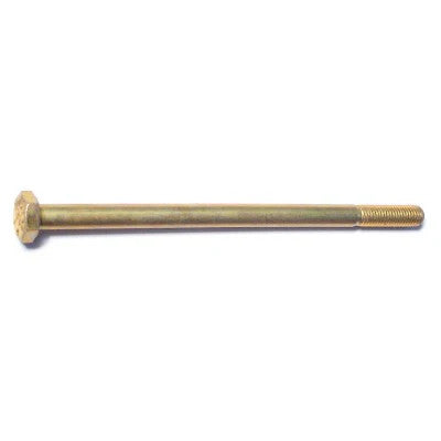 1/4"-28 x 4"L Yellow Zinc Hex Cap Screws (1 lb Bag) (51626)