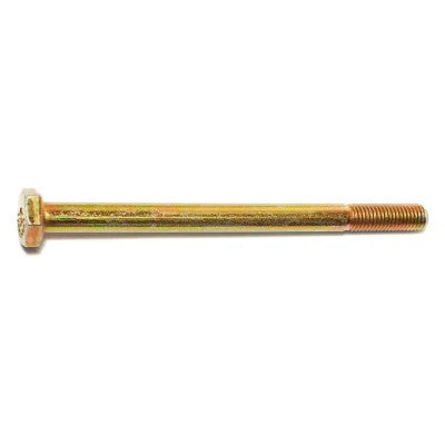1/4"-28 x 3-1/2"L Yellow Zinc Hex Cap Screws (1 lb Bag) (00836)