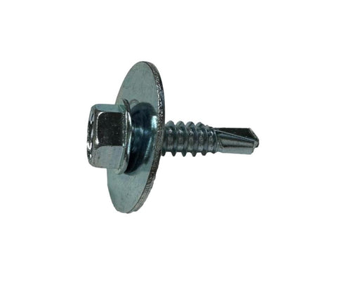 1/4"-14 x 1" Hex Head Screw with Washer (10 Pack) (16269)