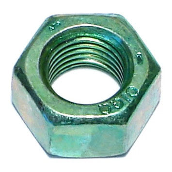 7/16"-20 Green Rinsed Zinc Grade 5 Hex Nuts (10 Pack) (06220)