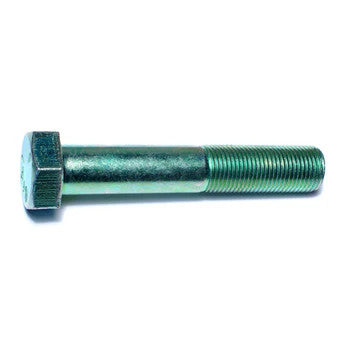 5/8"-18 x 3-1/2" Green Rinsed Zinc Hex Cap Screws (Pack of 4) (06215)