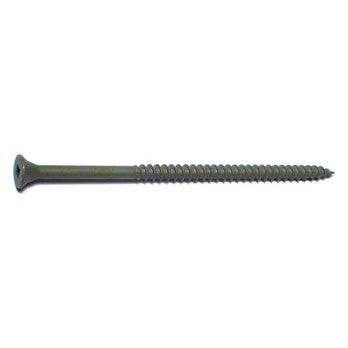 #10 x 4" Green XL1500 Coated Steel Square Drive Bugle Head Deckselect Deck Screws 1 LB (09385)