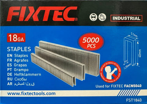 1.5" Staples 18GA 5,000 PC Per Box (FST1840) for FACN5040