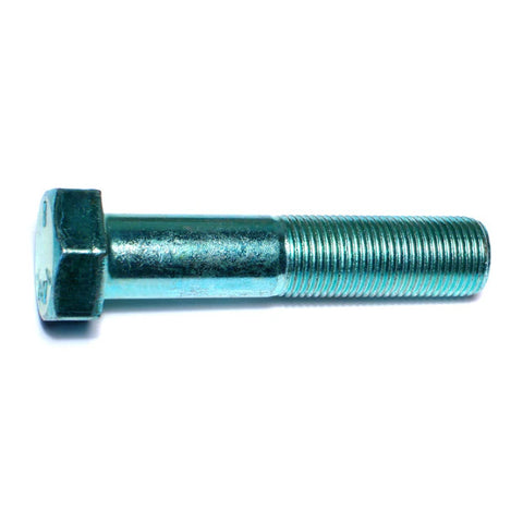 5/8"-18 x 3" Green Rinsed Zinc Hex Cap Screws (Pack of 4) (06214)