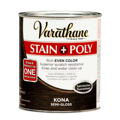 Kona Stain and Polyurethane Semi Gloss 1QT  (266153)