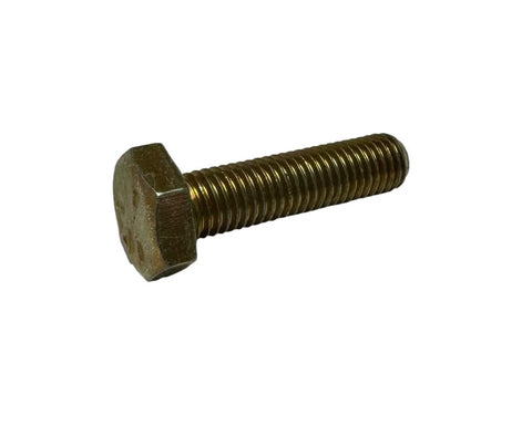 1/4"-28 x 1" Yellow Zinc Hex Cap Screws (1lb Bag) (86873)