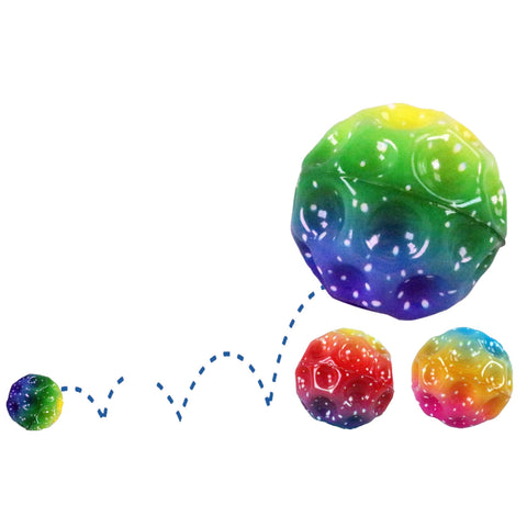 2.5" Crater Bounce Ball Gradient Color (55-B184)