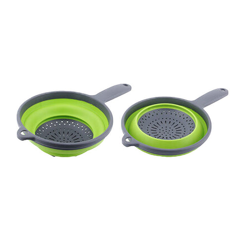 Silicone Collapsible Colander W/Handle (60-38147)
