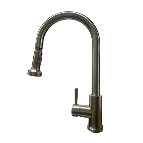 Kitchen Faucet Pull Down Sprayer Brushed Nickel