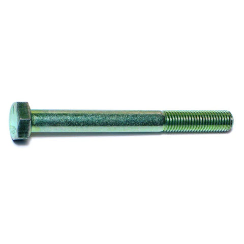 5/16"-24 x 3" Green Rinsed Zinc Hex Cap Screws (1lb Bag) (06176)