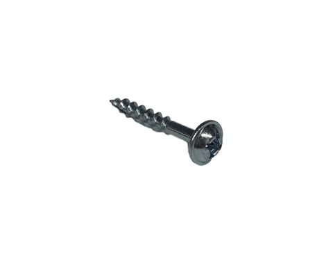 #8 1 1/4" Pan Head Wood Screws Square/Phillips Zinc (1 lb) (PPA814)