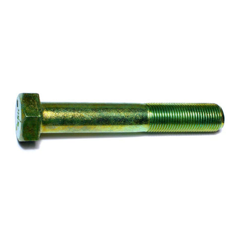 5/8"-18 x 4" Green Rinsed Zinc Hex Cap Screws (3 Pack) (06216)