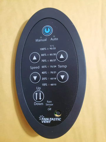 FAN-TASTIC Vent Wall Mounted Vent Controller 6300/7300 Series (9076-09)