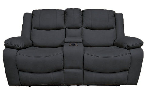 Great Lakes Comfort® Boston Series - Manual Theatre Couch - RV Wall Hugger - 67" Slate