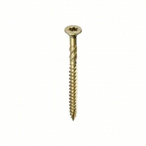 #9 x 2" Yellow Zinc Star Drive Multipurpose Interior Wood Screws (11857)