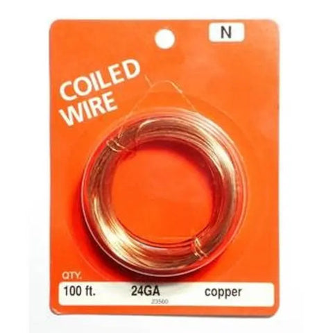 Midwest Fastener 24 WG x 100' Copper Wire (23560)