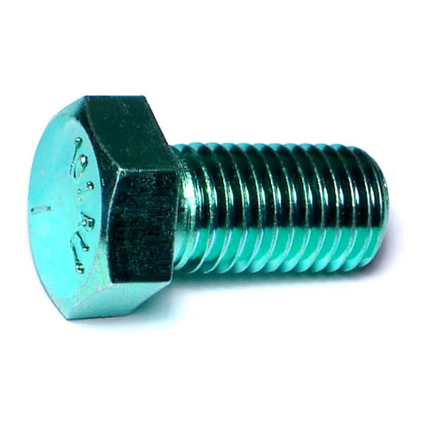 3/4"-10 x 1-1/2" Green Rinsed Zinc Grade 5 Hex Cap Screws (4 Pack) (05943)