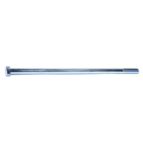 3/8"-16 x 10" Zinc Plated Grade 2 / A307 Hex Bolts (10 Pack) (04397)