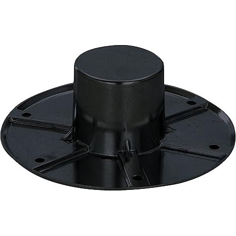 Recessed Aluminum Table Base - Black MA-1112B
