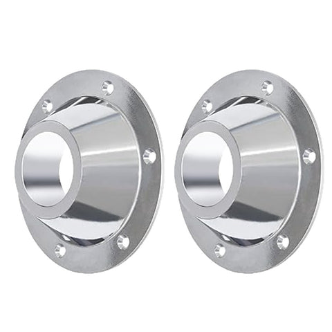 2-Pack Standard Aluminum RV Table Base Mount Silver