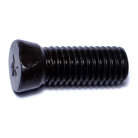 1/2"-13 x 1-1/2" Plain Grade 5 Steel Clipped Head Plow Bolts (1 lb Bag) (07640)