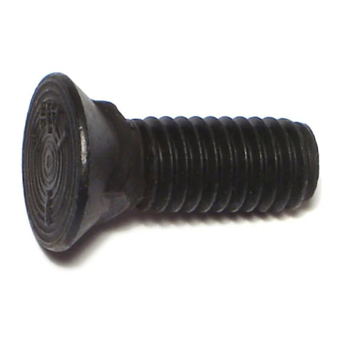 7/16"-14 x 1-1/4" Plain Grade 5 Steel Flat Head Plow Bolts (1 lb Bag) (01233)