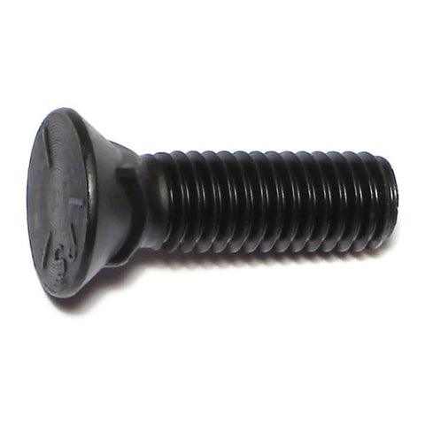 7/16"-14 x 1-1/2" Plain Grade 5 Steel Flat Head Plow Bolts (1 lb Bag) (01234)