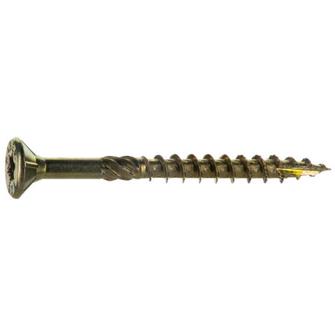 #9 x 2" Zinc Star Drive Interior Nibs Bugle Head Wood Screws (24105)