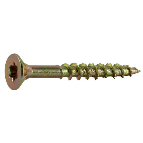 #9 x 1-1/2" Zinc Star Drive Interior Nibs Bugle Head Wood Screws (24104)