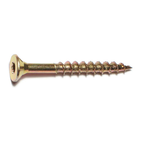 #12 x 2" Zinc Plated Steel Star Drive Interior Nibs Bugle Head Wood Screws (24110)