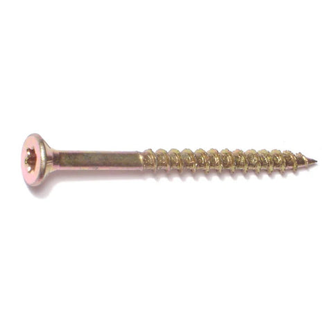 #9 x 2-1/4" Zinc Star Drive Interior Nibs Bugle Head Wood Screws (24106)