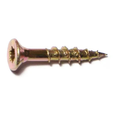 #8 x 1" Zinc Star Drive Interior Nibs Bugle Head Wood Screws (24099)