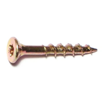 #6 x 1" Zinc Star Drive Interior Nibs Bugle Head Wood Screws (24096)