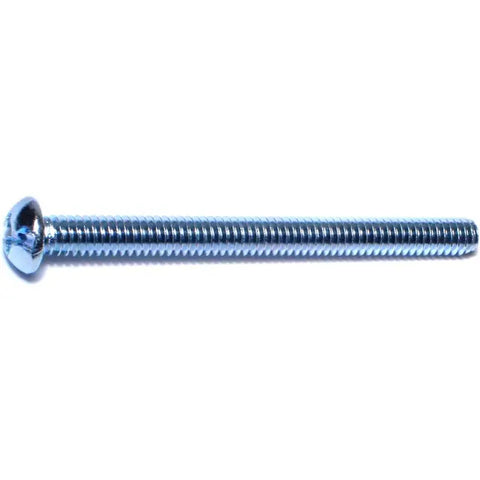 1/4"-20 x 3" Zinc Plated Coarse Thread Combo Round Head Machine Screws (12012)