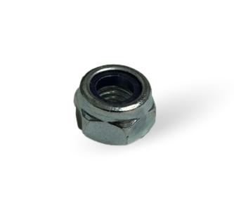 5mm-0.8 Zinc Plated Class 8 Coarse Thread Nylon Insert Lock Nuts (82602)