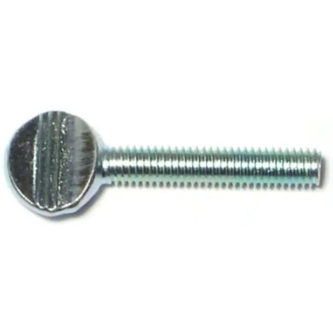 Midwest Fastener #10-24 x 1" Zinc Plated Coarse Thread Spade Head Thumb Screws (80235)