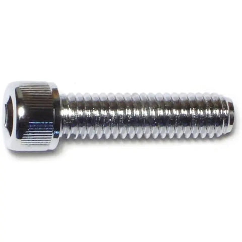 Midwest Fastener 5/16"-18 x 1-1/4" Chrome Plated Grade 8 Coarse Thread Knurled Socket Cap Screws (87155)