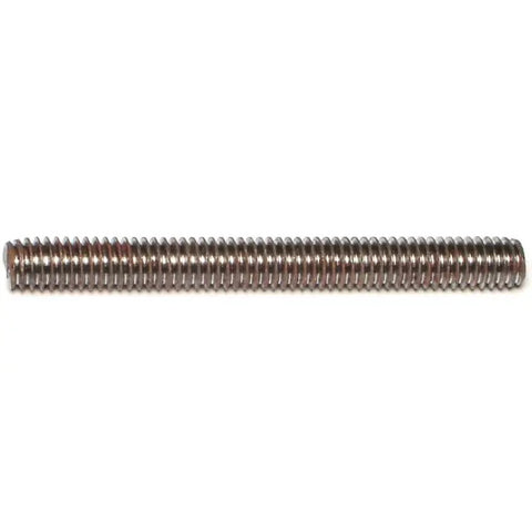 Midwest Fastener 5/16"-18 x 3" Zinc Plated Grade 2 Coarse Thread Threaded Rods (80820)