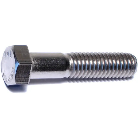 Midwest Fastener 7/16"-14 x 2" 18-8 Stainless Coarse Thread Hex Cap Screws (82575)
