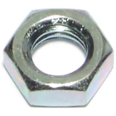 Midwest Fastener 3/8"-16 x 5/8" Zinc Plated Coarse Thread Hex Jam Nuts (80353)