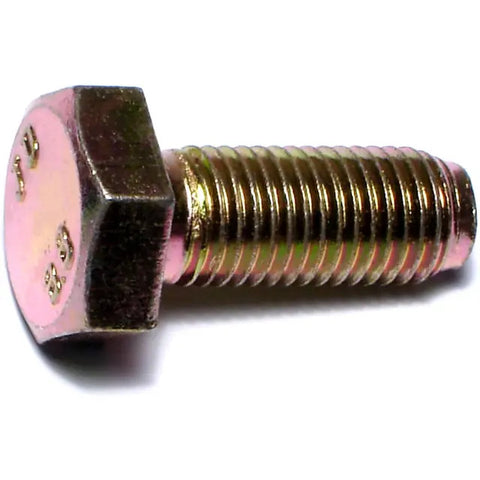Midwest Fastener 10mm-1.25 x 25mm Zinc Plated Class 8.8 Fine Thread Hex Cap Screws (84963)