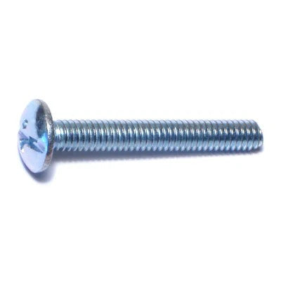 #8-32 x 1-1/4" Zinc Plated Steel Coarse Thread Combo Truss Head Machine Screws (24223)
