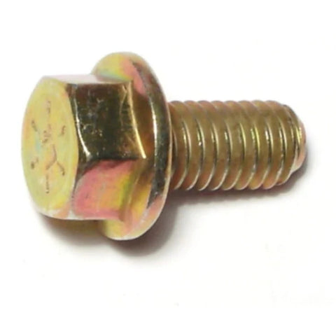 3/8"-16 x 3/4" Zinc Grade 8 Hex Washer Head Flange Bolts (87654)