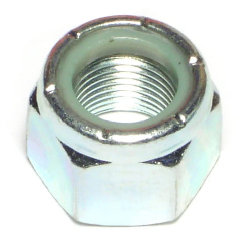 5/8"-18 Zinc Plated Grade 2 Steel Fine Thread Nylon Insert Lock Nuts (80284)
