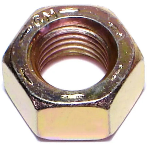 7/16"-20 Yellow Zinc Plated Grade 8 Fine Thread Hex Nut (82024)