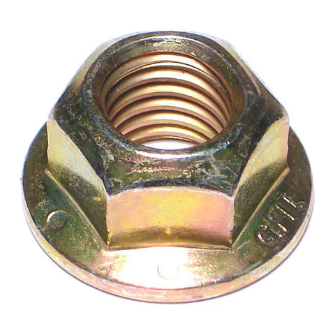 5/8"-11 Zinc Plated Grade 8 Steel Coarse Thread Flange Nuts Bolt (87670)
