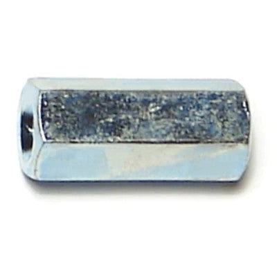 #10-24 x 3/4" Zinc Plated Steel Coarse Thread Rod Coupling Nut (83081)