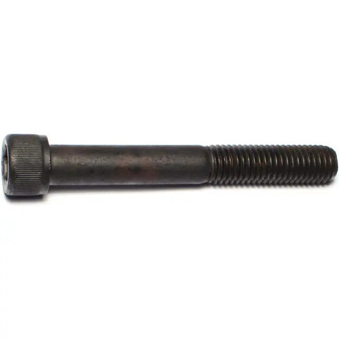 12mm-1.75 x 90mm Black Oxide Class 12.9 Coarse Thread Knurled Head Hex Socket Cap Screw (87444)