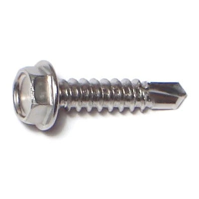 #8-18 x 3/4" 410 Stainless Steel Hex Washer Head Self-Drilling Screw (83522)