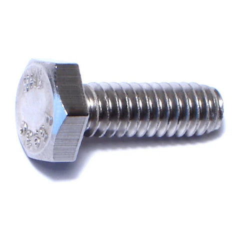 1/4"-20 x 3/4" 18-8 Stainless Steel Coarse Thread Hex Cap Screw (81741)